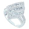 Image 1 : 1.0CT Diamond Anniversary 14KT Ring White Gold