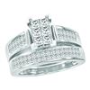 Image 1 : 1.50CT Diamond Invisible 14KT Ring White Gold