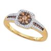 Image 1 : 0.50CT Diamond Anniversary 10KT Ring Rose Gold