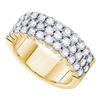 Image 1 : 1.50CT Diamond Bridal 14KT Ring Yellow Gold