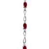 Image 1 : 1.16 ctw Ruby & Diamond Bracelet Jewelry 14KT White Gold