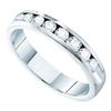 Image 1 : 0.75CT Diamond Machine-Set 14KT Ring White Gold