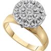 Image 1 : 0.10CT Diamond Fanuk 10KT Ring Yellow Gold