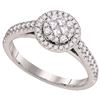 Image 1 : 0.50CT Diamond Monaco 14KT Ring White Gold