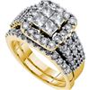 Image 1 : 3.0CT Diamond Invisible 14KT Ring Yellow Gold