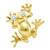 Image 1 : 0.02CT Diamond Frog 10KT Pendant Yellow Gold