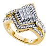 Image 1 : 0.75CT Diamond Invisible 14KT Ring Yellow Gold