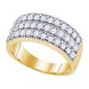 Image 1 : 0.85CT Diamond Anniversary 10KT Ring Yellow Gold
