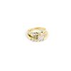Image 1 : 0.85CT Diamond Trio Set 10KT Ring Yellow Gold