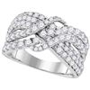 Image 1 : 2.0CT Diamond Anniversary 14KT Ring White Gold
