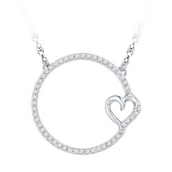 0.20CT Diamond Anniversary 10KT Necklace White Gold