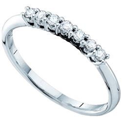 0.20CT Diamond Anniversary 14KT Ring White Gold