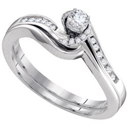 0.25CT Diamond Bridal 10KT Ring White Gold