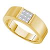 Image 1 : 0.50CT Diamond Mens 14KT Ring Yellow Gold