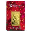 Image 1 : One pc. 1 oz .9999 Fine Gold Bar - Perth Mint Oriana Design In Assay