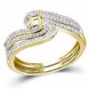 Image 1 : 0.25CT Diamond Semi-Mount 10KT Ring Yellow Gold