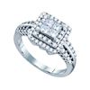 Image 1 : 1.0CT Diamond Invisible 14KT Ring White Gold