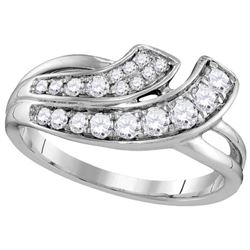 0.50CT Diamond Anniversary 14KT Ring White Gold