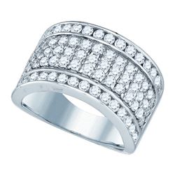 2.0CT Diamond Anniversary 14KT Ring White Gold