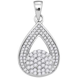 0.33CT Diamond Anniversary 10KT Pendant White Gold