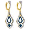 Image 1 : 0.50CT Diamond Micro-Pave 10KT Earrings Yellow Gold
