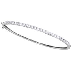 2.0CT Diamond Anniversary 14KT Bangle Yellow Gold