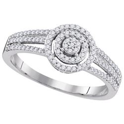0.20CT Diamond Micro-Pave 10KT Ring White Gold