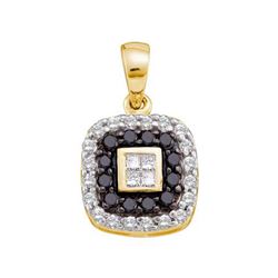 0.50CT Diamond Anniversary 14KT Pendant Yellow Gold