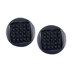 0.02CT Diamond Micro-Pave 10KT Earrings White Gold