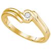 Image 1 : 0.05CT Diamond Anniversary 10KT Ring Yellow Gold