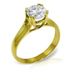 1.0 ctw Diamond Anniversary Ring Jewelry 14KT Yellow Gold