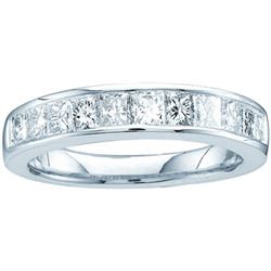 0.50CT Diamond Invisible 14KT Ring White Gold