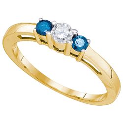 0.35CT Diamond Anniversary 10KT Ring Yellow Gold