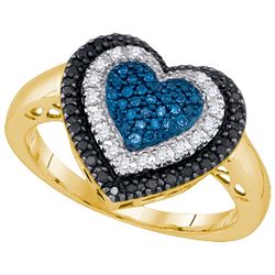 0.25CT Diamond Heart 10KT Ring Yellow Gold