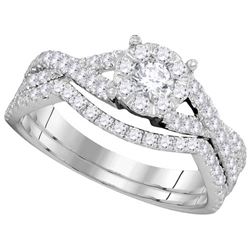 0.75CT Diamond Bridal 14KT Ring White Gold