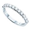 Image 1 : 0.50CT Diamond Machine-Set 14KT Ring White Gold