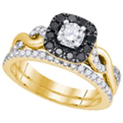 1CT Diamond Bridal 14KT Ring Yellow Gold