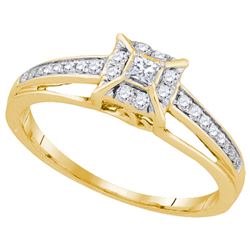 0.20CT Diamond Bridal 14KT Ring Yellow Gold