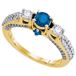 1.25CT Diamond Bridal 14KT Ring Yellow Gold