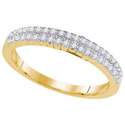 0.33CT Diamond Anniversary 10KT Ring Yellow Gold