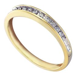 0.10CT Diamond Anniversary 10KT Ring Yellow Gold