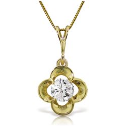 0.50 ctw Diamond Anniversary Necklace Jewelry 14KT Yellow Gold