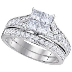 1.50CT Diamond Invisible 14KT Ring White Gold