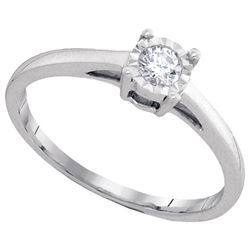 0.02CT Diamond Anniversary 10KT Ring White Gold