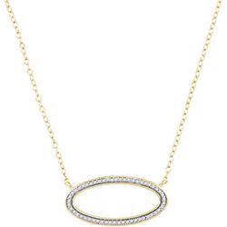 0.12CT Diamond Anniversary 10KT Necklace Yellow Gold