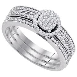 0.33CT Diamond Micro-Pave 10KT Ring White Gold