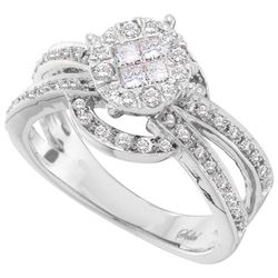 0.50CT Diamond Soleil 14KT Ring White Gold