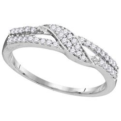0.20CT Diamond Anniversary 10KT Ring White Gold