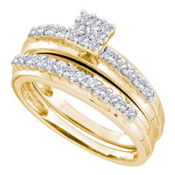 0.50CT Diamond Bridal 14KT Ring Yellow Gold