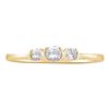Image 1 : 0.25CT Diamond 3-Stone 14KT Ring Yellow Gold